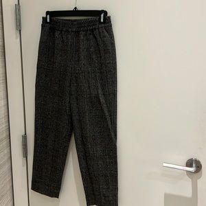 Brunello Cucinelli grey/ black brown check pants